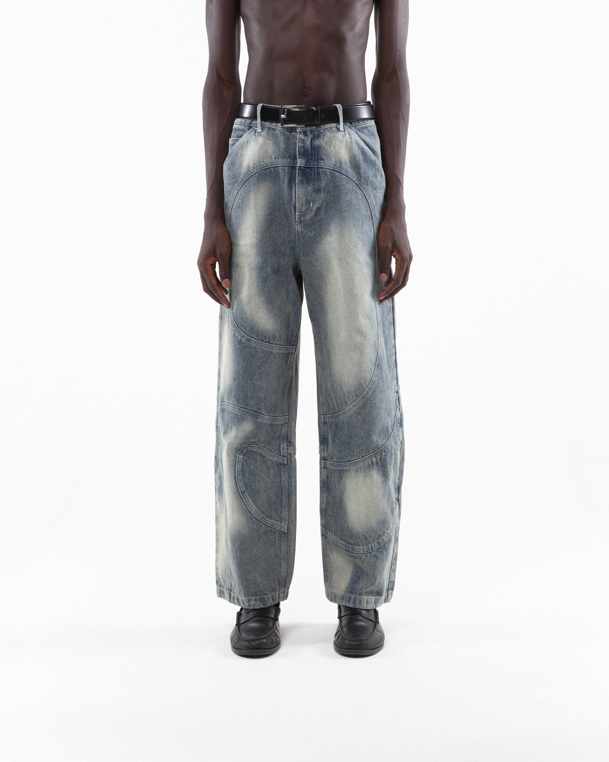 Washed Blue "Elysian" Pant