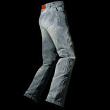 GLACIER EMBOSSED DENIM PANT