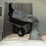 GLACIER EMBOSSED DENIM PANT