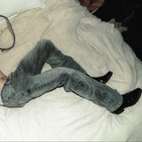 GLACIER EMBOSSED DENIM PANT