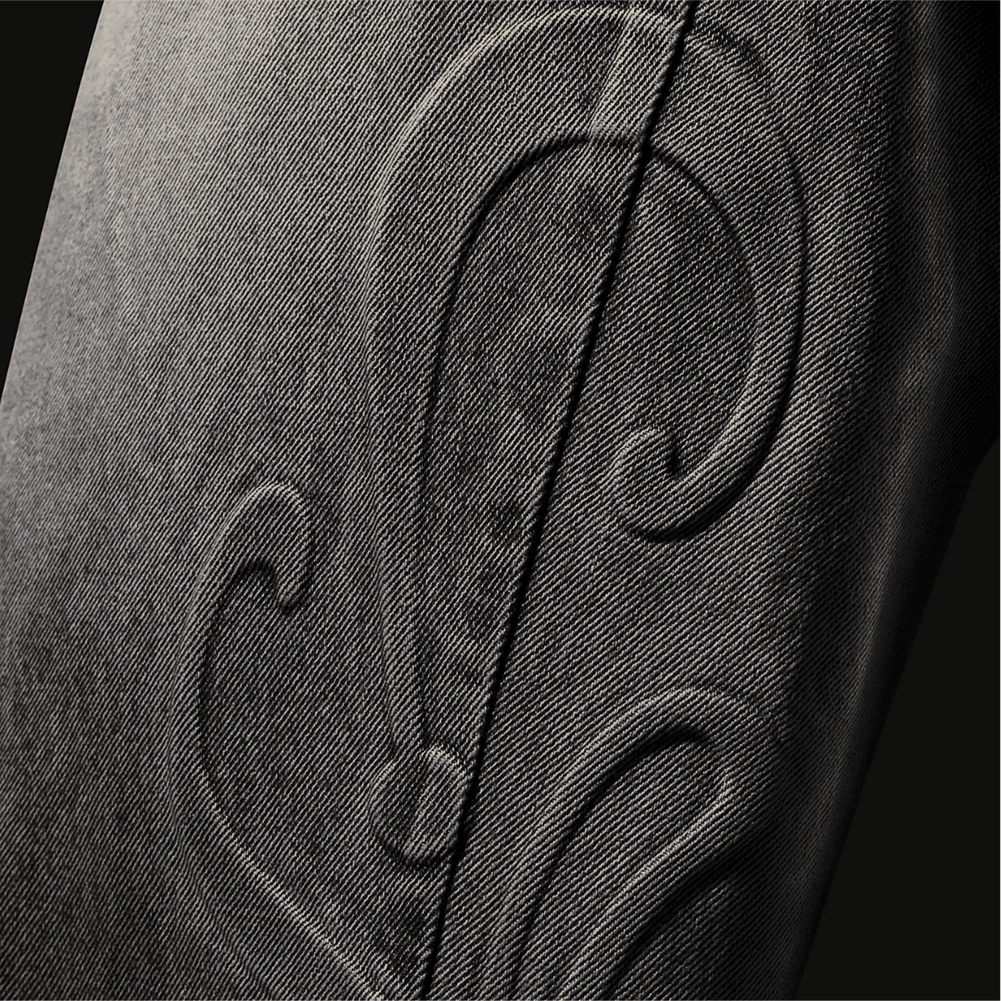 EARTH EMBOSSED DENIM PANT