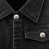 Umbra Embossed Denim Jacket