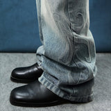 GLACIER EMBOSSED DENIM PANT