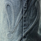 GLACIER EMBOSSED DENIM PANT