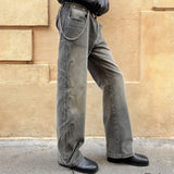 EARTH EMBOSSED DENIM PANT