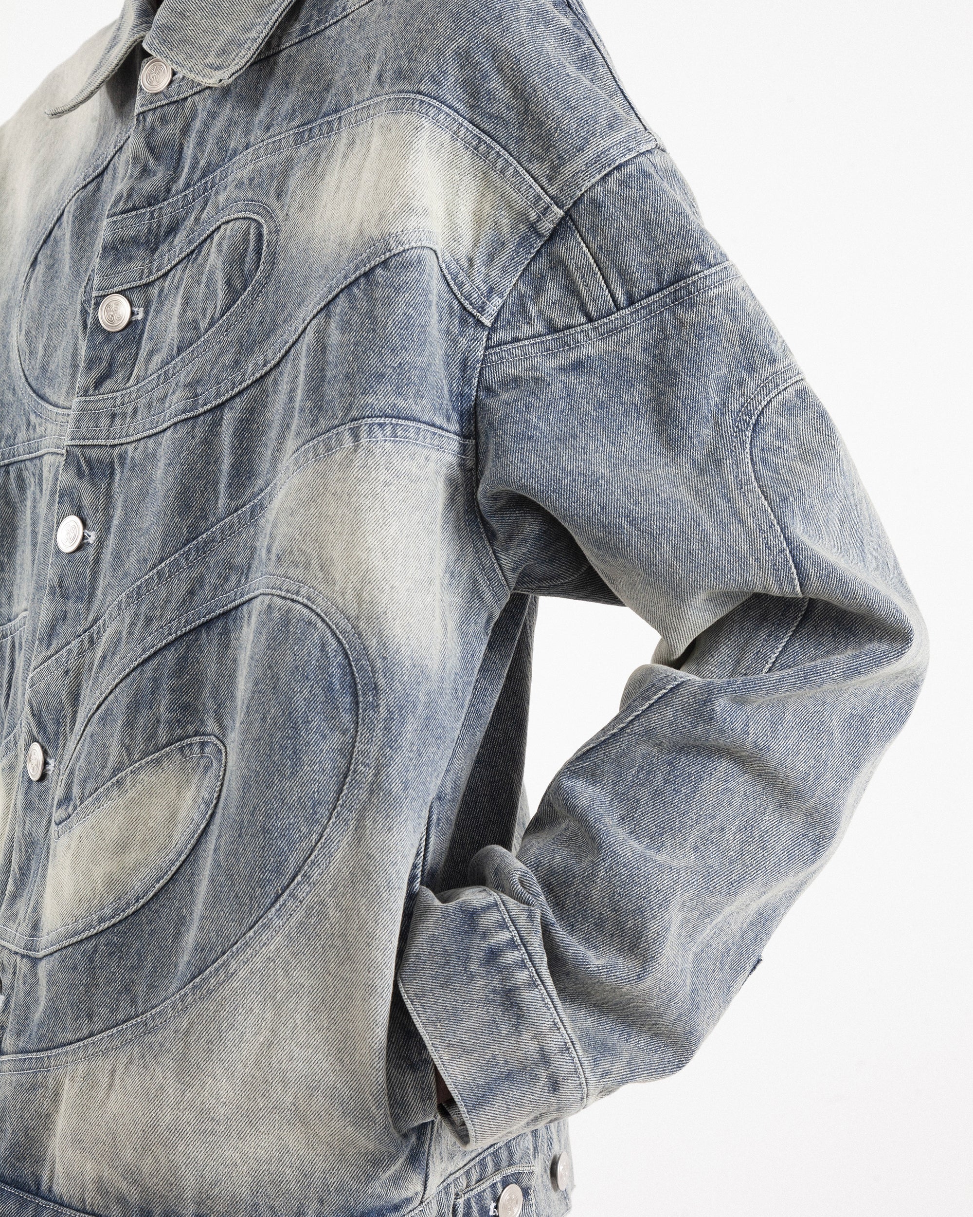 WASHED BLUE "Elysian" DENIM JACKET