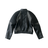 "BRUMAL" LEATHER BOMBER JACKET