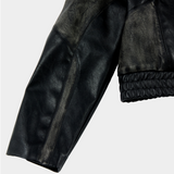 "BRUMAL" LEATHER BOMBER JACKET