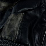 "BRUMAL" LEATHER BOMBER JACKET